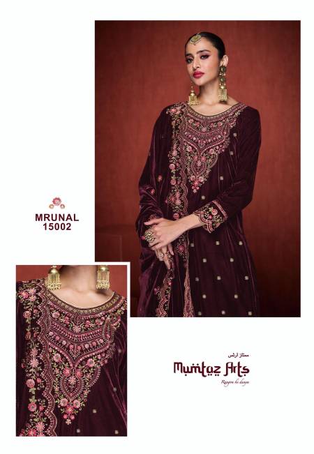 Mrunal By Mumtaz Art Heavy Velvet Wedding Salwar Suits